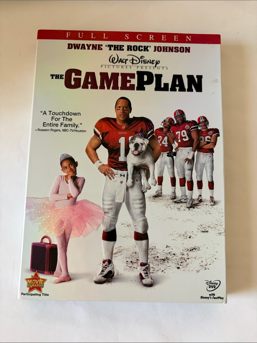 Walt Disney The Game Plan DVD with Dwayne “The Rock” Johnson